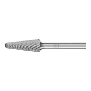 PFERD TOOLS Hartmetall Frässtift Rundkegel KEL Ø 12x30mm Schaft-Ø 6 mm Z4 universal mittel fein