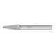 PFERD TOOLS Hartmetall Frässtift Rundkegel KEL Ø 08x20mm Schaft-Ø 6 mm Z4 universal mittel fein