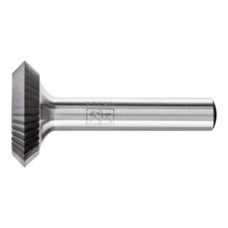 PFERD TOOLS Hartmetall Frässtift Scheibenform N Ø 25x06 mm Schaft-Ø 8 mm Z3 universal mittel