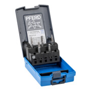 PFERD TOOLS Hartmetall Frässtift Set 1506 Zahnung 3 PLUS 5-tlg. Schaft-Ø 6 mm univ. mittel kreuzverzahnt