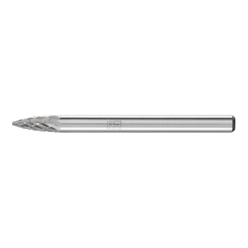PFERD TOOLS Hartmetall Frässtift Spitzbogen SPG Ø 03x07 mm Schaft-Ø 3 mm Z3P universal mittel kreuzverzahnt