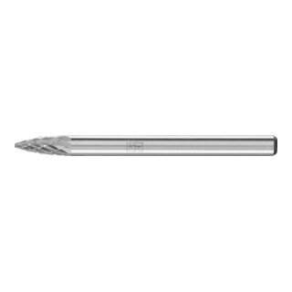 PFERD TOOLS Hartmetall Frässtift Spitzbogen SPG Ø 03x07 mm Schaft-Ø 3 mm Z3P universal mittel kreuzverzahnt