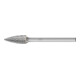 PFERD TOOLS Hartmetall Frässtift Spitzbogen SPG Ø 06x13 mm Schaft-Ø 3 mm Z4 universal mittel fein-1