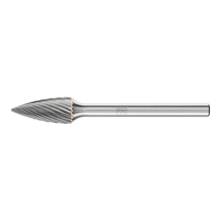 PFERD TOOLS Hartmetall Frässtift Spitzbogen SPG Ø 06x13 mm Schaft-Ø 3 mm Z5 universal fein