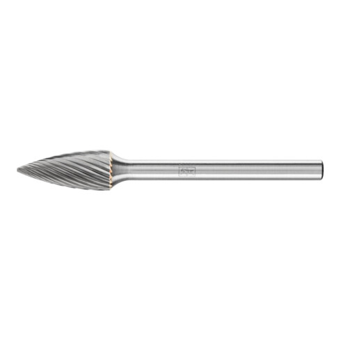 PFERD TOOLS Hartmetall Frässtift Spitzbogen SPG Ø 06x13 mm Schaft-Ø 3 mm Z5 universal fein