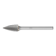 PFERD TOOLS Hartmetall Frässtift Spitzbogen SPG Ø 06x13 mm Schaft-Ø 3 mm Z5 universal fein