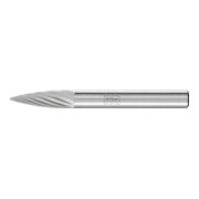 PFERD TOOLS Hartmetall Frässtift Spitzbogen SPG Ø 06x18 mm Schaft-Ø 6 mm Z3 universal mittel