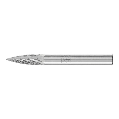 PFERD TOOLS Hartmetall Frässtift Spitzbogen SPG Ø 06x18 mm Schaft-Ø 6 mm Z4 universal mittel fein