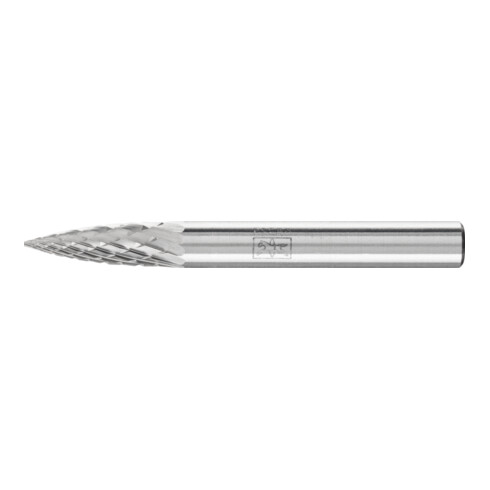 PFERD TOOLS Hartmetall Frässtift Spitzbogen SPG Ø 06x18 mm Schaft-Ø 6 mm Z4 universal mittel fein