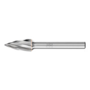 PFERD TOOLS Hartmetall Frässtift Spitzbogen SPG Ø 10x20mm Schaft-Ø 6 mm Z1 universal grob