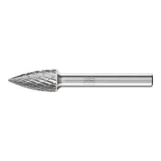 PFERD TOOLS Hartmetall Frässtift Spitzbogen SPG Ø 10x20mm Schaft-Ø 6 mm Z3P universal mittel kreuzverzahnt