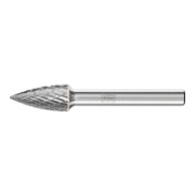 PFERD TOOLS Hartmetall Frässtift Spitzbogen SPG Ø 10x20mm Schaft-Ø 6 mm Z3P universal mittel kreuzverzahnt