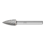 PFERD TOOLS Hartmetall Frässtift Spitzbogen SPG Ø 10x20mm Schaft-Ø 6 mm Z3P universal mittel kreuzverzahnt
