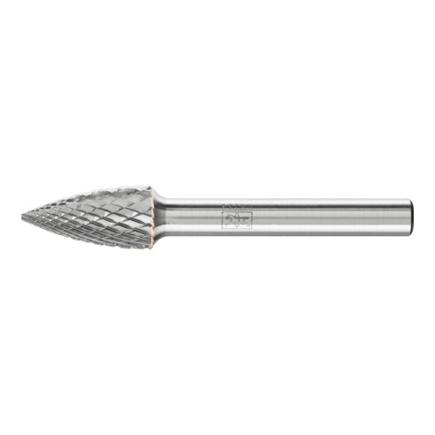 PFERD TOOLS Hartmetall Frässtift Spitzbogen SPG Ø 10x20mm Schaft-Ø 6 mm Z4 universal mittel fein