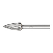 PFERD TOOLS Hartmetall Frässtift Spitzbogen SPG Ø 12x25 mm Schaft-Ø 6 mm Z1 universal grob