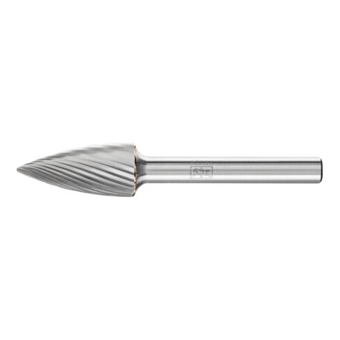 PFERD TOOLS Hartmetall Frässtift Spitzbogen SPG Ø 12x25 mm Schaft-Ø 6 mm Z3 universal mittel