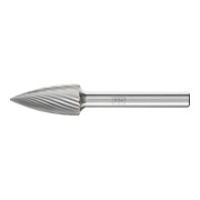 PFERD TOOLS Hartmetall Frässtift Spitzbogen SPG Ø 12x25 mm Schaft-Ø 6 mm Z3 universal mittel