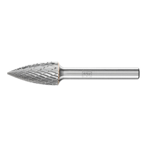 PFERD TOOLS Hartmetall Frässtift Spitzbogen SPG Ø 12x25 mm Schaft-Ø 6 mm Z3P universal mittel kreuzverzahnt