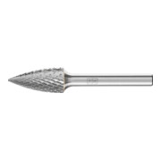 PFERD TOOLS Hartmetall Frässtift Spitzbogen SPG Ø 12x25 mm Schaft-Ø 6 mm Z4 universal mittel fein