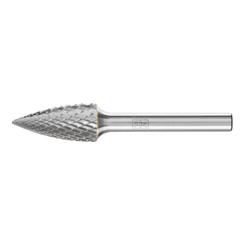 PFERD TOOLS Hartmetall Frässtift Spitzbogen SPG Ø 12x25 mm Schaft-Ø 6 mm Z4 universal mittel fein
