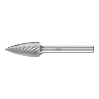 PFERD TOOLS Hartmetall Frässtift Spitzbogen SPG Ø 12x25 mm Schaft-Ø 6 mm Z5 universal fein