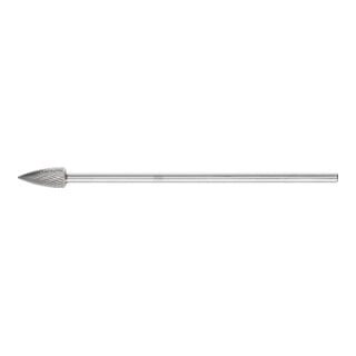 PFERD TOOLS Hartmetall Frässtift Spitzbogen SPG Ø 12x25 mm Schaft-Ø 6x150mm Z3P universal mittel kreuzv.