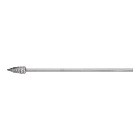 PFERD TOOLS Hartmetall Frässtift Spitzbogen SPG Ø 12x25 mm Schaft-Ø 6x150mm Z3P universal mittel kreuzv.