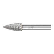 PFERD TOOLS Hartmetall Frässtift Spitzbogen SPG Ø 12x25 mm Schaft-Ø 8 mm Z3P universal mittel kreuzverzahnt