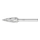 PFERD TOOLS Hartmetall Frässtift Spitzbogen SPG Ø 12x30mm Schaft-Ø 6 mm Z1 universal grob-1
