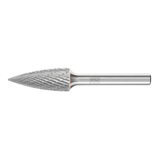 PFERD TOOLS Hartmetall Frässtift Spitzbogen SPG Ø 12x30mm Schaft-Ø 6 mm Z3P universal mittel kreuzverzahnt