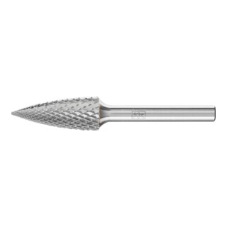PFERD TOOLS Hartmetall Frässtift Spitzbogen SPG Ø 12x30mm Schaft-Ø 6 mm Z4 universal mittel fein