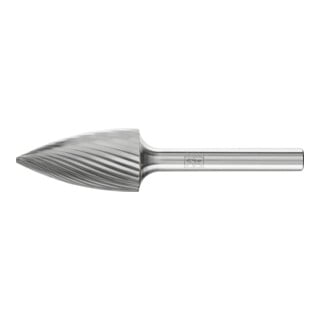 PFERD TOOLS Hartmetall Frässtift Spitzbogen SPG Ø 16x30mm Schaft-Ø 6 mm Z3 universal mittel