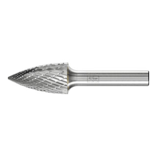 PFERD TOOLS Hartmetall Frässtift Spitzbogen SPG Ø 16x30mm Schaft-Ø 8 mm Z3P universal mittel kreuzverzahnt