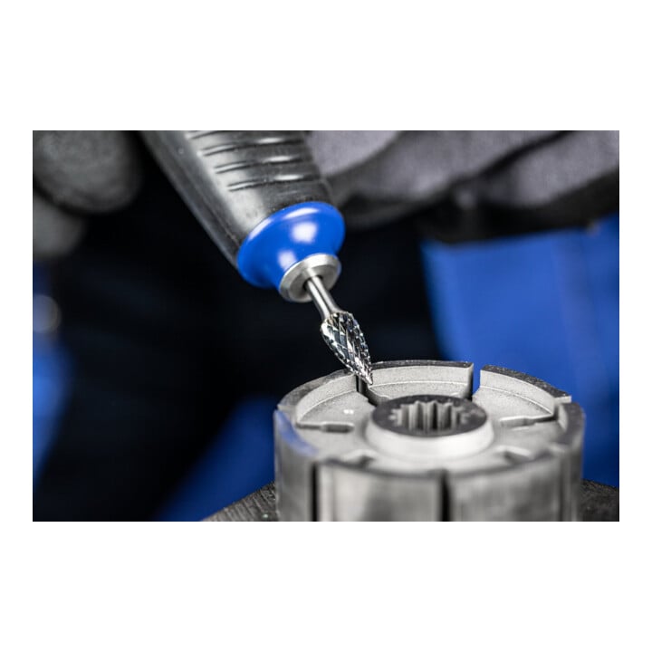 PFERD TOOLS Hartmetall Frässtift Spitzbogen SPG Ø 06x13 mm Schaft-Ø 3 mm Z4 universal mittel fein