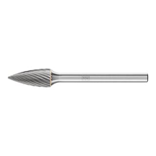 PFERD TOOLS Hartmetall Frässtift Spitzbogen SPG Ø 06x13 mm Schaft-Ø 3 mm Z5 universal fein