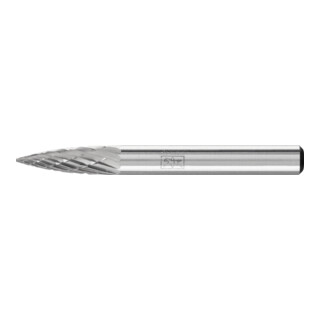PFERD TOOLS Hartmetall Frässtift Spitzbogen SPG Ø 06x18 mm Schaft-Ø 6 mm Z3P universal mittel kreuzverzahnt