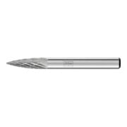 PFERD TOOLS Hartmetall Frässtift Spitzbogen SPG Ø 06x18 mm Schaft-Ø 6 mm Z3P universal mittel kreuzverzahnt-1