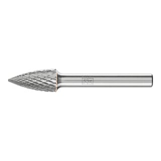 PFERD TOOLS Hartmetall Frässtift Spitzbogen SPG Ø 10x20mm Schaft-Ø 6 mm Z4 universal mittel fein