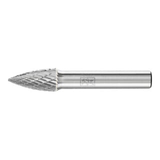 PFERD TOOLS Hartmetall Frässtift Spitzbogen SPG Ø 10x20mm Schaft-Ø 8 mm Z3P universal mittel kreuzverzahnt