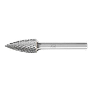 PFERD TOOLS Hartmetall Frässtift Spitzbogen SPG Ø 12x25 mm Schaft-Ø 6 mm Z4 universal mittel fein