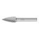 PFERD TOOLS Hartmetall Frässtift Spitzbogen SPG Ø 12x25 mm Schaft-Ø 8 mm Z3P universal mittel kreuzverzahnt