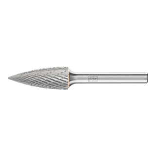 PFERD TOOLS Hartmetall Frässtift Spitzbogen SPG Ø 12x30mm Schaft-Ø 6 mm Z3P universal mittel kreuzverzahnt