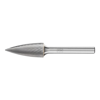 PFERD TOOLS Hartmetall Frässtift Spitzbogen SPG Ø 12x30mm Schaft-Ø 6 mm Z5 universal fein