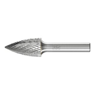 PFERD TOOLS Hartmetall Frässtift Spitzbogen SPG Ø 16x30mm Schaft-Ø 8 mm Z3P universal mittel kreuzverzahnt