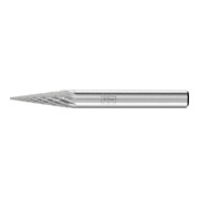 PFERD TOOLS Hartmetall Frässtift Spitzkegel SKM Ø 06x18 mm Schaft-Ø 6 mm Z4 universal mittel fein