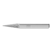 PFERD TOOLS Hartmetall Frässtift Spitzkegel SKM Ø 06x18 mm Schaft-Ø 6 mm Z4 universal mittel fein