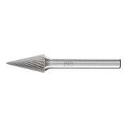 PFERD TOOLS Hartmetall Frässtift Spitzkegel SKM Ø 10x20mm Schaft-Ø 6 mm Z3 universal mittel