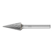 PFERD TOOLS Hartmetall Frässtift Spitzkegel SKM Ø 12x25 mm Schaft-Ø 6 mm Z3P universal mittel kreuzverzahnt