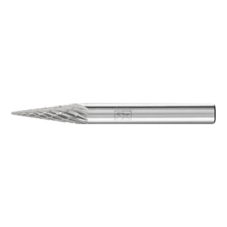 PFERD TOOLS Hartmetall Frässtift Spitzkegel SKM Ø 06x18 mm Schaft-Ø 6 mm Z3P universal mittel kreuzverzahnt