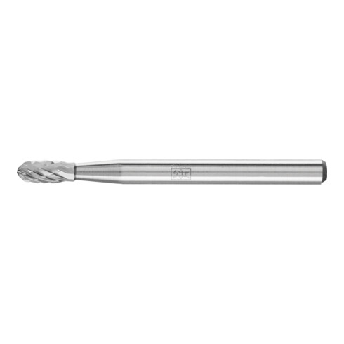 PFERD TOOLS Hartmetall Frässtift Tropfen TRE Ø 03x07 mm Schaft-Ø 3 mm Z3P universal mittel kreuzverzahnt